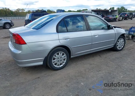 2005 Honda Civic Lx из США, поврежденный, VIN 2HGES16555H517761